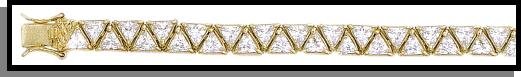 Glittering Russian Cubic Zircona Bracelet