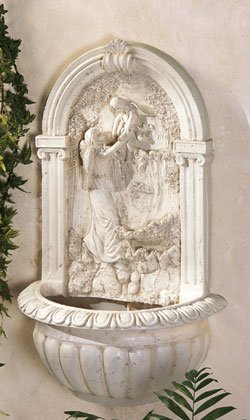 Angel & Child Wall Fountain