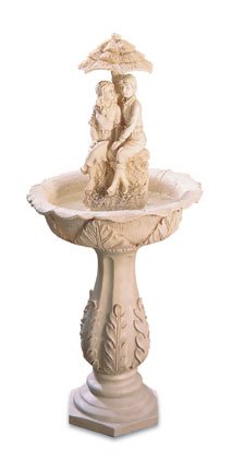 Young Couple Fountain