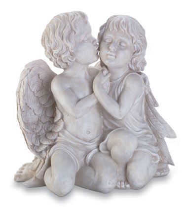 Kissing Cherubs Sculpture
