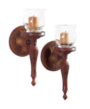 Liberty Bronze Candle Wall Sconce