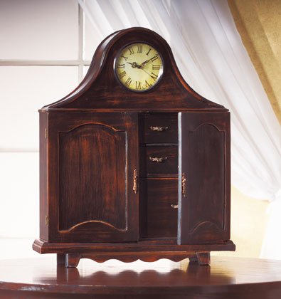 Wood Mantel Clock