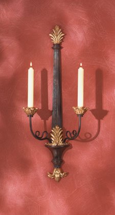 Large French Colonial Design Wall Sconce.