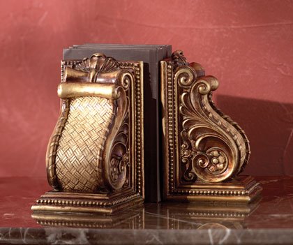 Classic French Antique-Look Bookends.