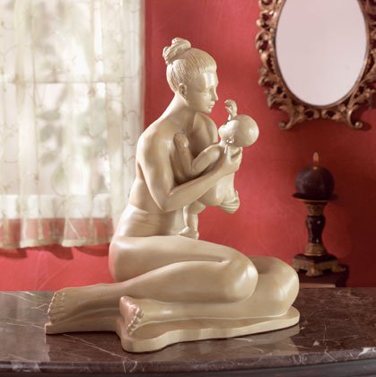 Mother and Child Statue.