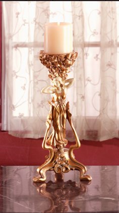 Art Nouveau Style Candle Holder.