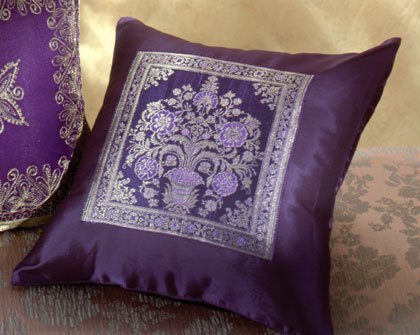 Purple Throw Pillow.
