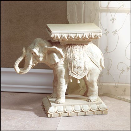 Detailed Elephant Design Plant Stand.