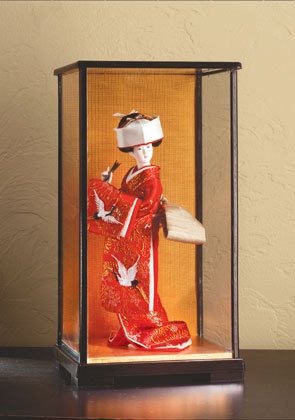 Japanese bride doll in black