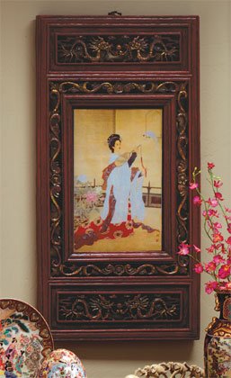 Chinese lady with fan