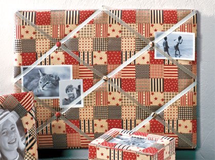 American Country padded memo board