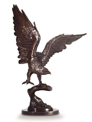 Brass Eagle Statue