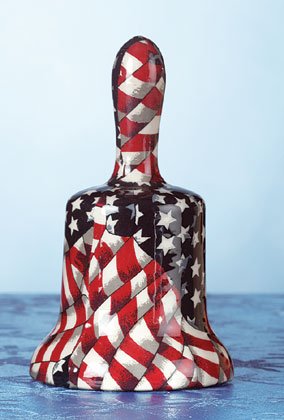 American Flag Patchwork Bell