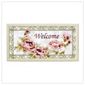 PINK ROSE WELCOME SIGN