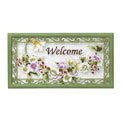 PURPLE FLORAL WELCOME SIGN