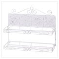 SNOWFLAKE TILE WALL SHELVES