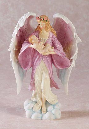 ANGEL CRADLING INFANT