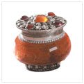 SANDALWOOD JEWELED-LID JAR CANDLE