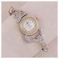 TWO-TONE BANGLE WATCH