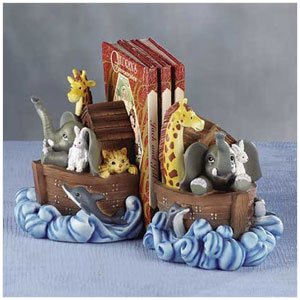 Noah's Ark Bookends
