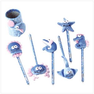 PLUSH SEA CREATURES PEN SET