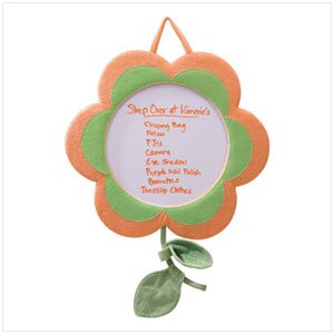 PLUSH FLOWER DRY ERASE BOARD