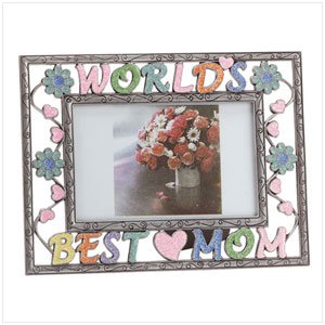 COLORFUL WORLDS BEST MOM FRAME