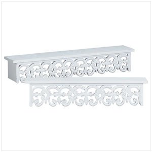 FLEUR-DE-LIS SHELF SET