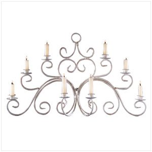 GRACEFUL SWIRL WALL CANDELABRA