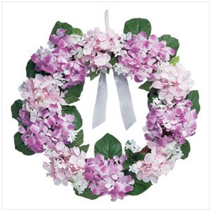 HANGING HYDRANGEA WREATH