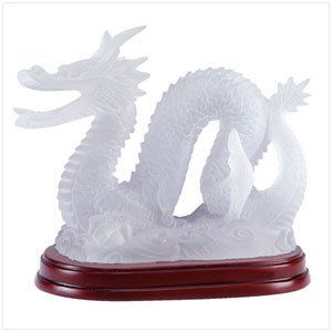 ILLUMINATED FROSTED DRAGON