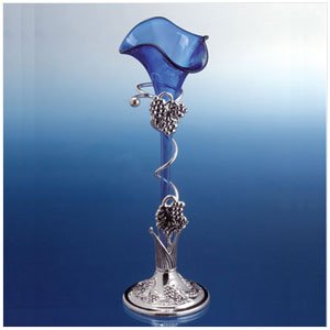 BLUE LILY VASE
