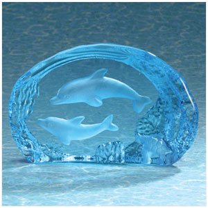 NEWBORN DOLPHIN PAPERWEIGHT