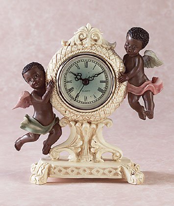 ANTIQUE CHERUB CLOCK