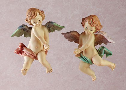 FLOATING CHERUB WALL PLAQUES