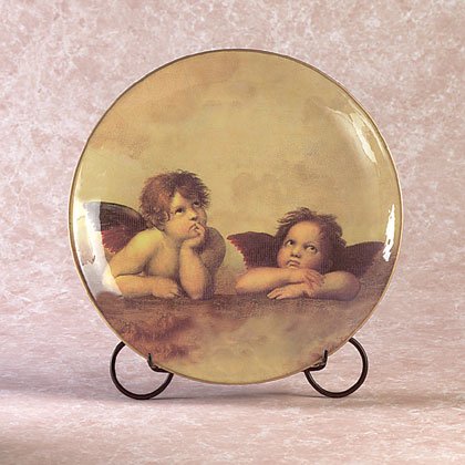 CHERUB DECORATIVE PLATE