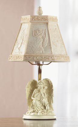 SCULPTED ANGEL LAMP