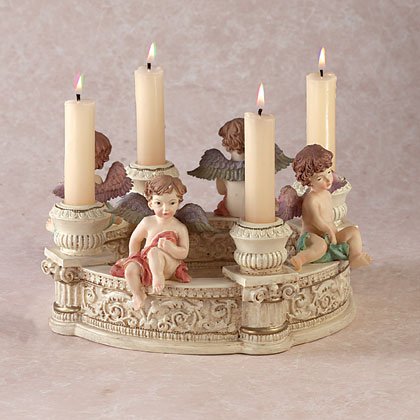 CHERUB TAPER HOLDER