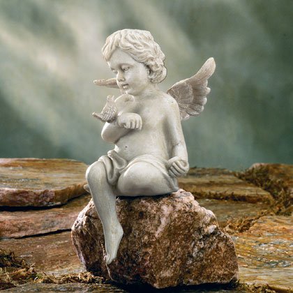 CHERUB WITH DOVE