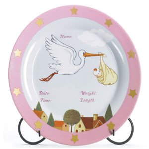 ITS A GIRL ANNOUNCEMENT PLATE