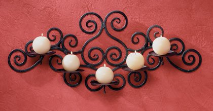 SCROLLWORK CANDLEHOLDER