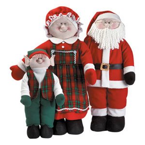 SOFT-SCULPTURE SANTA FAMILY