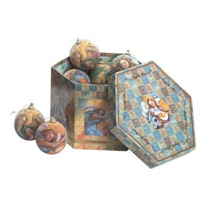 ANGEL ORNAMENTS WITH DECORATOR BOX
