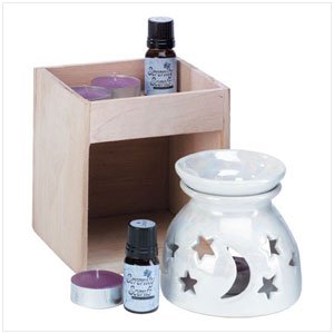 MOON AND STAR OIL WARMER SET