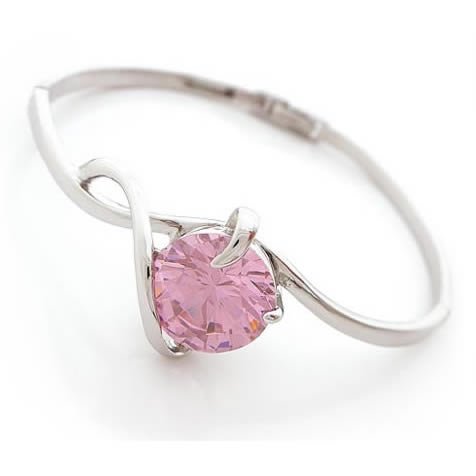 Rose Crystal Bangle