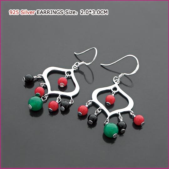 Innocent Silver (925 Sterling) Agate Earring