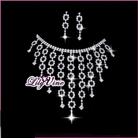 Starry Sky Crystal Jewelry Set, Sets