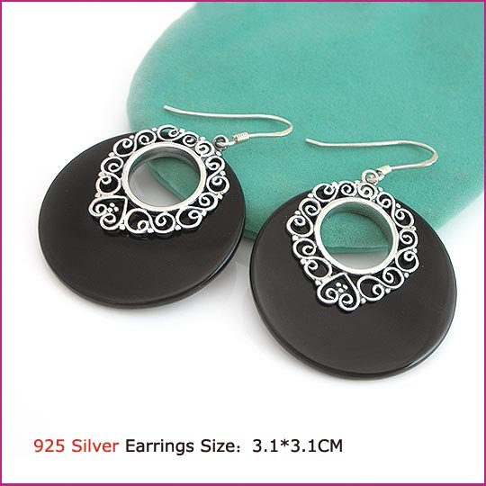 Silver (925 Sterling) Earring, Earrings, Sterling Silver
