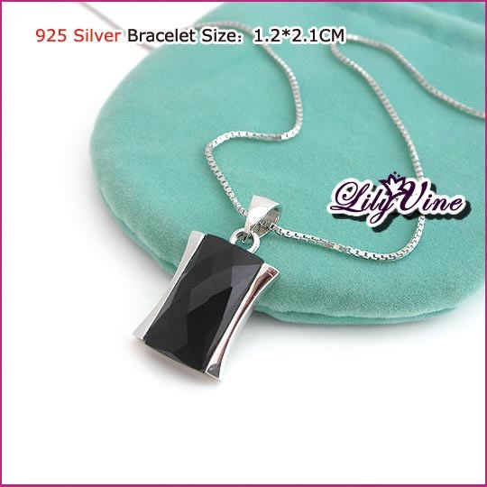 Pure Black Silver (925 Sterling) Pendants, Pendants, Sterling Silver