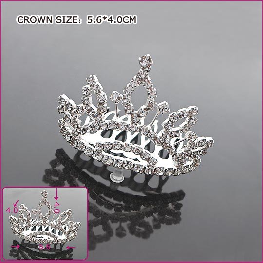 Romantic Zircon Bride Crown, Tiaras